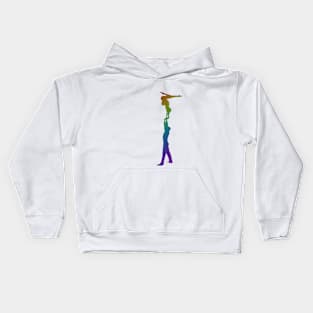 Acrobatic mixed-pair Kids Hoodie